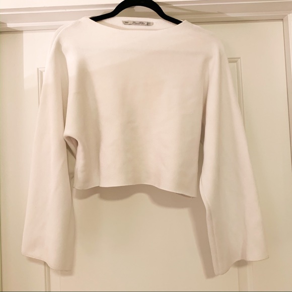 Zara Sweaters - Zara Knit Ivory Dolman Sweater